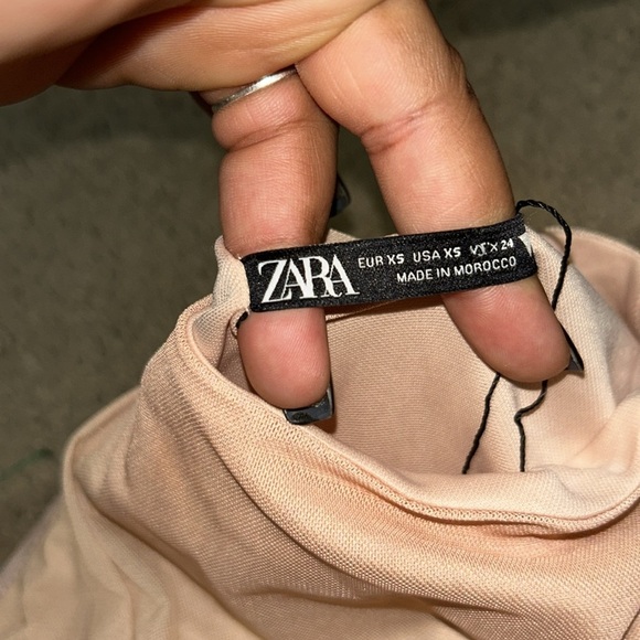 Zara Peach and Gray Tank Top - Picture 2 of 3